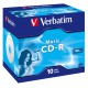 Verbatim CD -R AUDIO 700MB 12X JEWEL VERBATIM CASE 10 43365